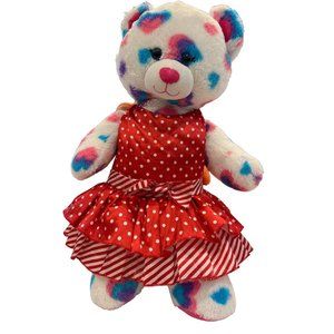 Build A Bear Workshop Dress Red White Polka Dot Ruffle Christmas Holiday Clothes